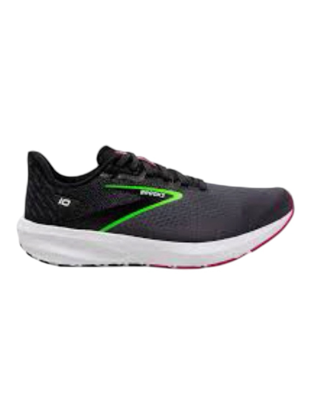 BROOKS Women's Launch 10 Charcoal/Neon Athletic Shoes Size 7.5